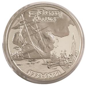 United States / Silver Ounce 2022 The Gaspee Affair - reverse photo