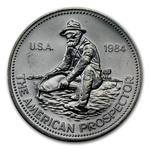 Silver Ounce 1984 Engelhard - The American Prospector: Photo Coin, United States, Silver Ounce 1984 Engelhard - The American Prospector / thumbnail