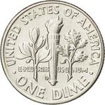 One Dime 1963 Roosevelt: Photo United States - Roosevelt Dime 1963 / thumbnail
