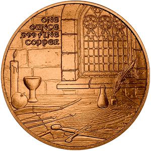 United States / Copper Ounce 2021 Medieval Legends - Pied Piper - obverse photo
