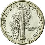 United States / One Dime 1943 Mercury - reverse photo