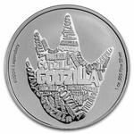 Silver Ounce Round (2024) Godzilla vs Kong - Godzilla: Photo Coin, United States, Silver Ounce Round (2024) Godzilla vs Kong - Godzilla / thumbnail