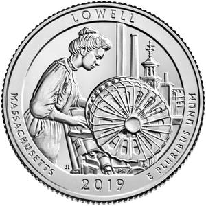 United States / Quarter Dollar 2019 Lowell - reverse photo