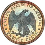 Twenty Cents 1878 (Proof only): Photo 1878 20C (Proof) / thumbnail