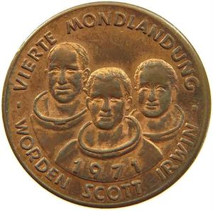 United States / Medal 1971 Apollo 15 - reverse photo