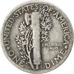 One Dime 1928 Mercury: Photo United States - Mercury Dime 1928 / thumbnail