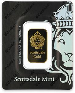 United States / Gold Ten Grams - Scottsdale Lion Bar - obverse photo