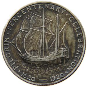 United States / Half Dollar 1920 Pilgrim Tercentenary - obverse photo