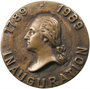 United States / Medal 1989 George Washington Inauguration - reverse photo