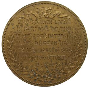 United States / Medal 1889 Edward Leech - obverse photo
