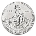 Silver Ounce 1982 Engelhard - The American Prospector (E): Photo Coin, United States, Silver Ounce 1984 Engelhard - The American Prospector (E) / thumbnail