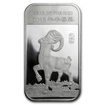 Silver Ounce 2015 Year of the Ram - Bar: Photo Coin, United States, Silver Ounce 2015 Year of the Ram - Bar / thumbnail