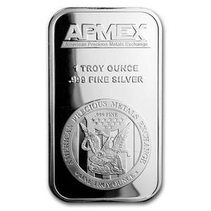 United States / Silver Ounce APMEX Bar - reverse photo