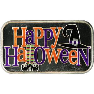 United States / Silver Ounce SilverTowne - Happy Halloween - reverse photo
