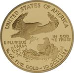 United States / Gold Quarter Ounce 2007 American Eagle / Proof - reverse photo