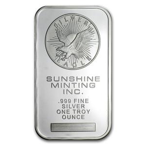 United States / Silver Ounce Bar Sunshine Minting - reverse photo