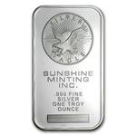 Silver Ounce Bar Sunshine Minting: Photo Coin, United States, Silver Ounce Bar Sunshine Minting / thumbnail