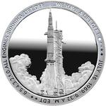 Silver Ounce 2019 Apollo 11 - Lift Off: Photo Coin, United States, Silver Ounce 2019 Apollo 11 - Liftoff / thumbnail
