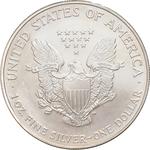 Silver Ounce 2007 American Eagle: Photo Coin, United States, Silver Eagle Dollar - 2006 - 1 Oz Silver / thumbnail