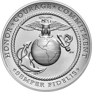 United States / Silver Medal 2022 Marine Corps - obverse photo