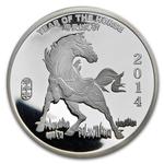 Silver Two Ounces 2014 Year of the Horse: Photo Coin, United States, Silver Two Ounces 2014 Year of the Horse / thumbnail