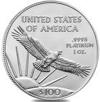 United States / Platinum Ounce 2024 American Eagle, Bullion - reverse photo