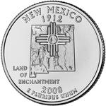 United States / Quarter Dollar 2008 New Mexico - reverse photo