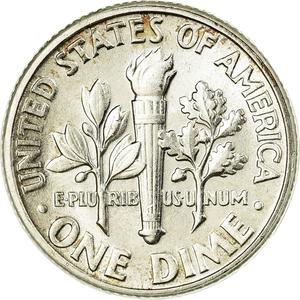 United States / One Dime 1954 Roosevelt - reverse photo
