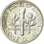 United States / One Dime 1954 Roosevelt - reverse photo