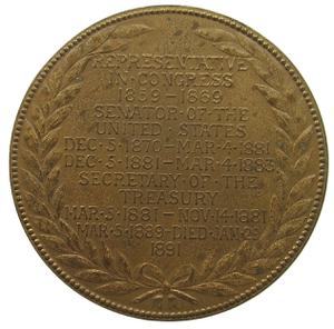 United States / Medal 1891 William Windom - obverse photo