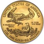 United States / Gold Ounce 2007 American Eagle / Burnished Uncirculated - reverse photo