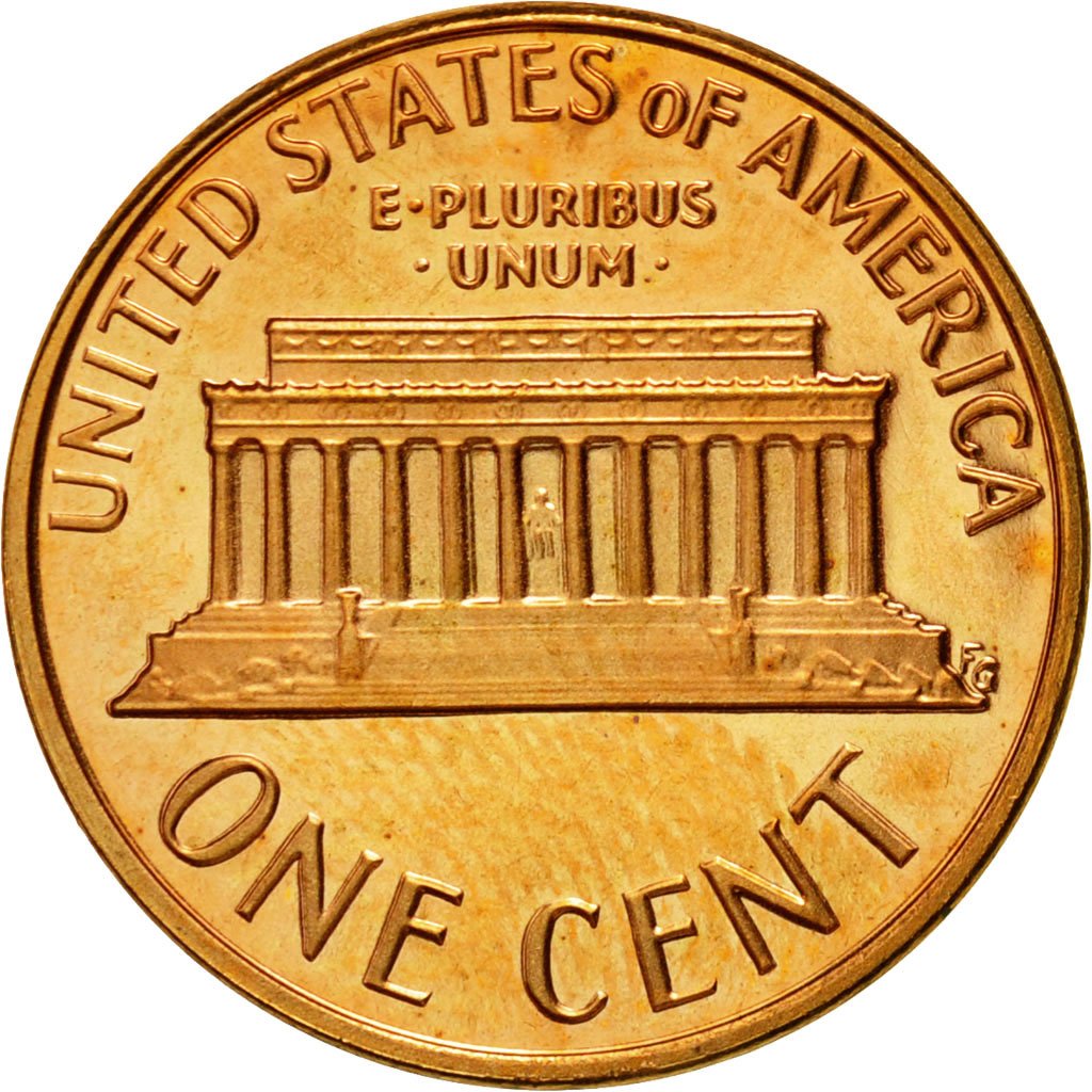 One Cent 1976 Lincoln Memorial Coin From United States Online Coin Club