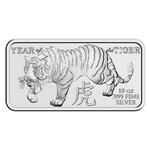 Ten Ounces 2022 Year of the Tiger Silver Bar: Photo Coin, United States, Ten Ounces 2022 Year of the Tiger Silver Bar / thumbnail