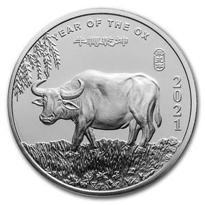 United States / Silver Ounce 2021 Year of the Ox - reverse photo
