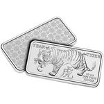 Ten Ounces 2022 Year of the Tiger Silver Bar: Photo Coin, United States, Ten Ounces 2022 Year of the Tiger Silver Bar / thumbnail