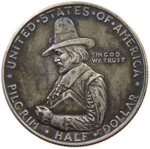 United States / Half Dollar 1920 Pilgrim Tercentenary - reverse photo