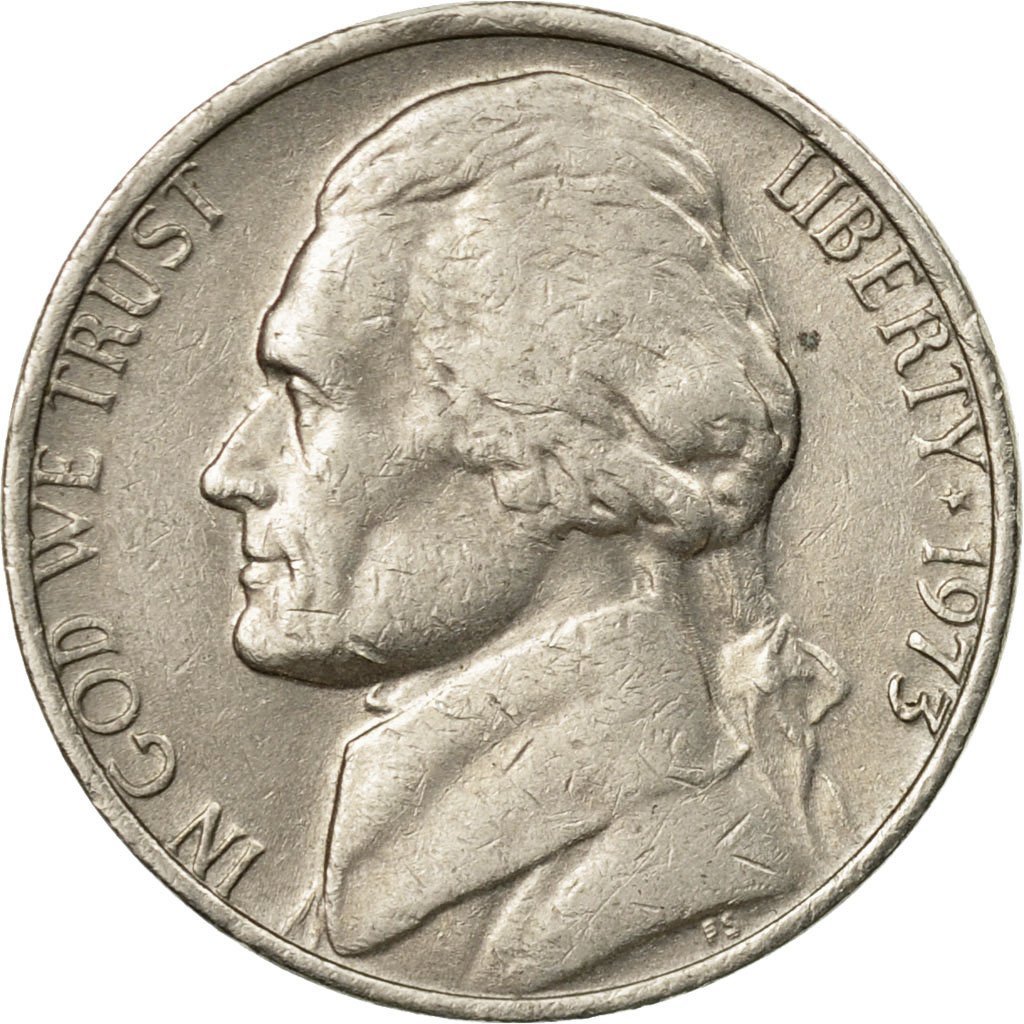 Five Cents 1973 Jefferson Nickel Coin From United States Online Coin 