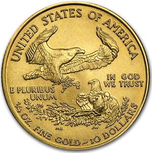 United States / Gold Quarter Ounce 2001 American Eagle - reverse photo