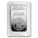 Silver Five Ounces APMEX Bar: Photo Coin, United States, Silver Five Ounces APMEX Bar / thumbnail