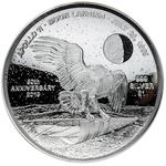 Silver Ounce 2019 Moon Landing, Domed: Photo Coin, United States, Silver Ounce 2019 Moon Landing / thumbnail