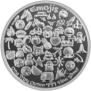 United States / Silver Ounce 2022 Emojis - Snowman - obverse photo