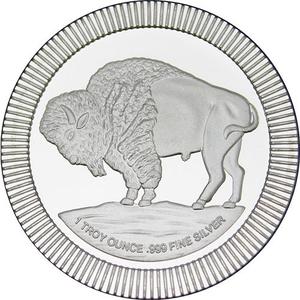 United States / Silver Ounce 2020 Buffalo Round, Stackable - obverse photo