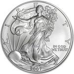 United States / Silver Ounce 2007 American Eagle / Burnished Uncirculated - obverse photo