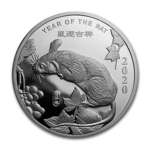 United States / Silver Ounce 2020 Year of the Rat - reverse photo