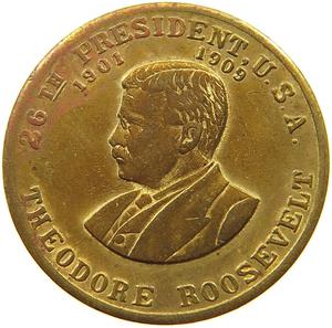 United States / Medal 1909 Theodore Roosevelt - reverse photo
