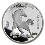 Silver Five Ounces 2014 Year of the Horse: Photo Coin, United States, Silver Five Ounces 2014 Year of the Horse / thumbnail