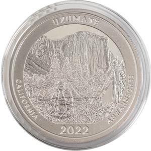 United States / Silver Ounce 2022 America the Beautiful - California - reverse photo