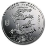 Silver Two Ounces 2012 Year of the Dragon: Photo Coin, United States, Silver Two Ounces 2012 Year of the Dragon / thumbnail