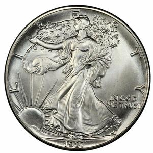 United States / dSilver Ounce 1987 American Eagle - reverse photo