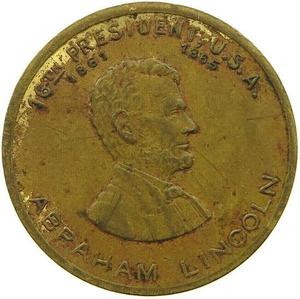 United States / Medal 1865 Abraham Lincoln - reverse photo